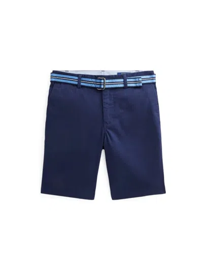Polo Ralph Lauren Kids' Bedfordshrt-shorts-flatfront In Blue
