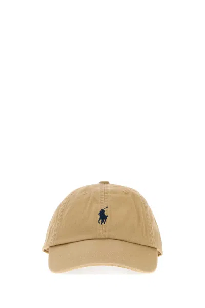 Polo Ralph Lauren Beige Cotton Baseball Cap