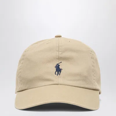 Polo Ralph Lauren Kids' Beige Cotton Baseball Cap In Neutral