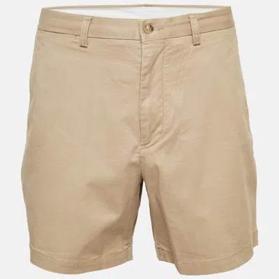 Pre-owned Polo Ralph Lauren Beige Cotton Shorts Xxl In Sand
