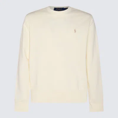 Polo Ralph Lauren Beige Cotton Sweatshirt In Neutral