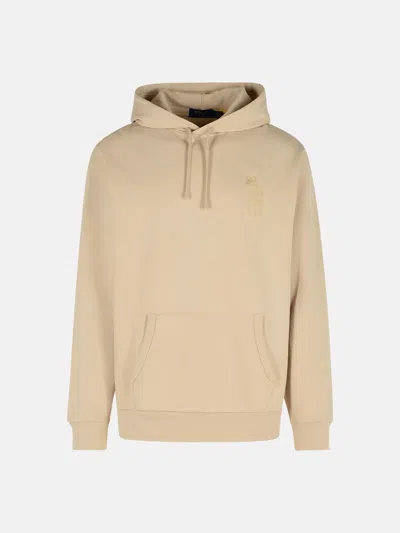 Polo Ralph Lauren Beige Cotton Sweatshirt In Sand