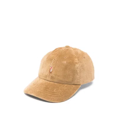 Polo Ralph Lauren Beige Embroidered Logo Baseball Cap In Brown
