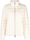 Polo Ralph Lauren Beige Insulated Puffer Coat With High Collar In Neutral