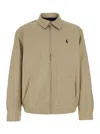 Polo Ralph Lauren Bi-swing Light Jacket In Beige