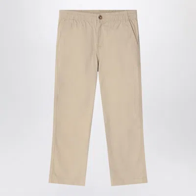 Polo Ralph Lauren Beige Khaki Cotton Trousers In Neutral