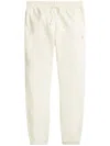 Polo Ralph Lauren Cotton Jogging Pants In Cream With Logo In Neutrals