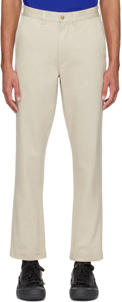 Polo Ralph Lauren Beige Salinger Trousers In Classic Stone