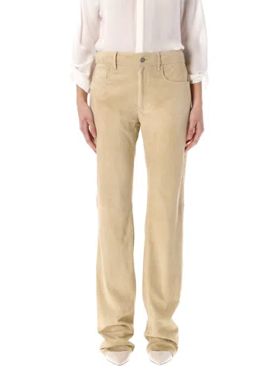 POLO RALPH LAUREN BEIGE SUEDE PANT