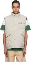 Polo Ralph Lauren Beaton Quilted Utility Vest In Stoneware Grey