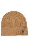 Polo Ralph Lauren Beige Wool Blend Hat In Brown