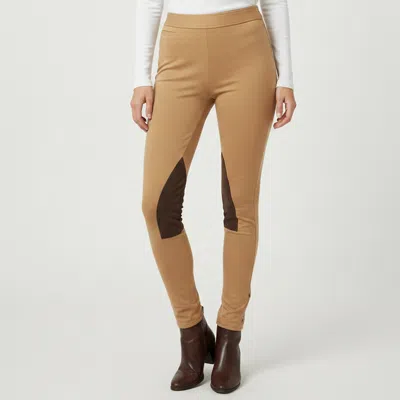Pre-owned Polo Ralph Lauren Beige Wool Blend Knit Jodhpur Trousers M In Sand