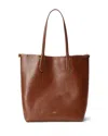 Polo Ralph Lauren Bellport Leather North-south Tote Bag