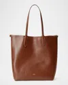 Polo Ralph Lauren Bellport Leather North-south Tote Bag