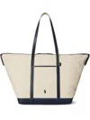 Polo Ralph Lauren Bellport Leather-trimmed Canvas Tote Bag