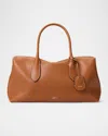 Polo Ralph Lauren Bellport Medium Smooth Leather Satchel Bag