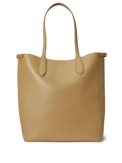 Polo Ralph Lauren Bellport North-south Tote Bag In Neutral