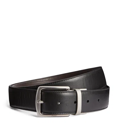 Polo Ralph Lauren Belt And Card Holder Gift Set In Black