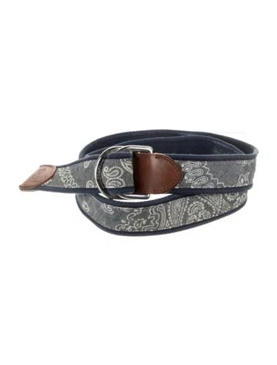 Pre-owned Polo Ralph Lauren Belt In Blue