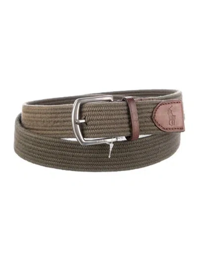 Pre-owned Polo Ralph Lauren Belt In Green