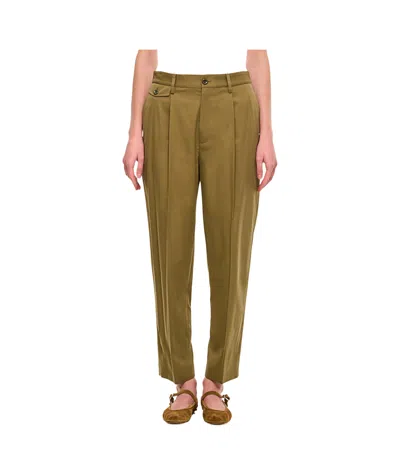 Polo Ralph Lauren Belt-loop Casual Pants In Brown