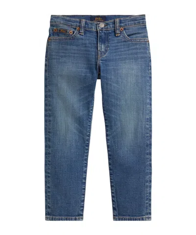 Polo Ralph Lauren Kids' Belt Loop Jeans In Blue