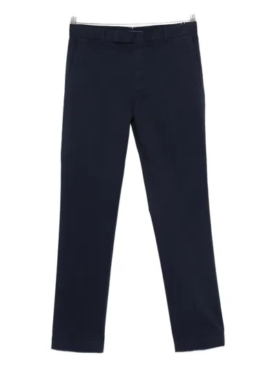 Polo Ralph Lauren Belt-loops Chino Trousers In Blue