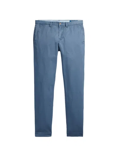 Polo Ralph Lauren Belt-loops Trousers In Blue