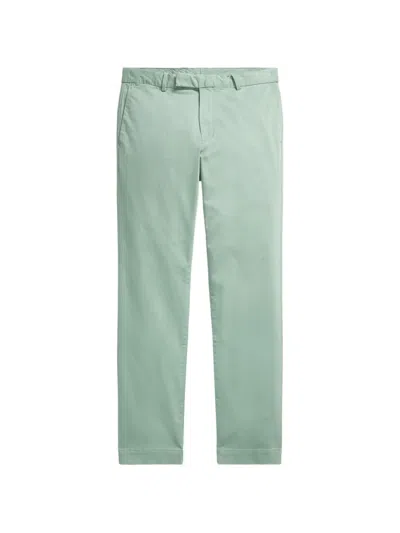 Polo Ralph Lauren Belt-loops Trousers In Green
