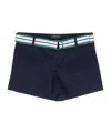 Polo Ralph Lauren Belt Ring Shorts In Black