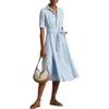 Polo Ralph Lauren Belted Linen A-line Shirtdress
