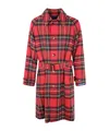 Polo Ralph Lauren Balm Single Breasted Top Coat Clothing In Red