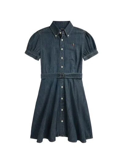 Polo Ralph Lauren Belted Dress In Black