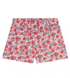 Polo Ralph Lauren Belted Floral Cotton Shorts In Camden Floral