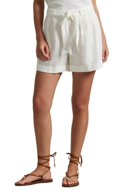 POLO RALPH LAUREN POLO RALPH LAUREN BELTED LINEN SHORTS