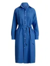 Polo Ralph Lauren Belted Long Sleeve Linen Shirtdress