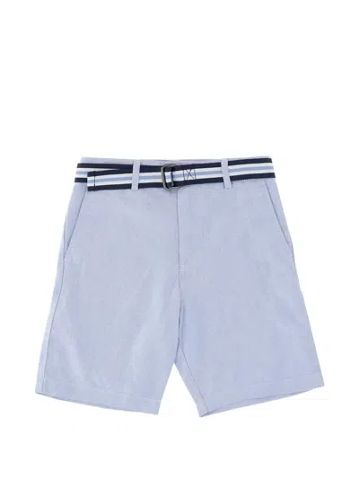 Polo Ralph Lauren Kids' Belted Shorts In Blue