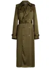 Polo Ralph Lauren Belted Trench Coat In Green