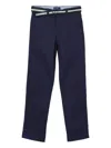 Polo Ralph Lauren Belted Trousers In Blue