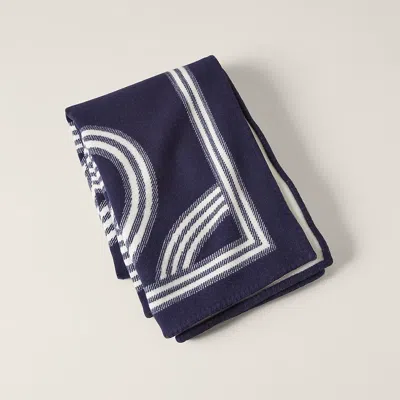Polo Ralph Lauren Berken Throw Blanket In Navy