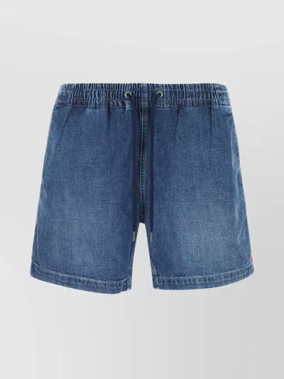 Polo Ralph Lauren Bermuda Denim Shorts Back Pockets In 001