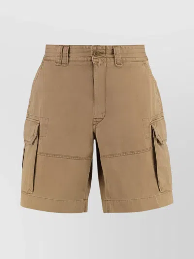 Polo Ralph Lauren Bermuda Shorts In Cotton In Blue