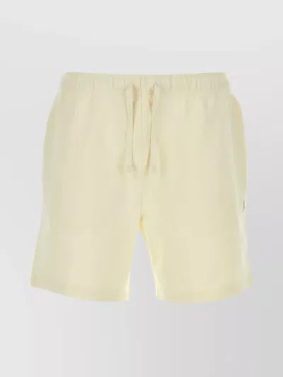Polo Ralph Lauren Bermuda Shorts With Back Pocket And Elastic Waistband In Yellow