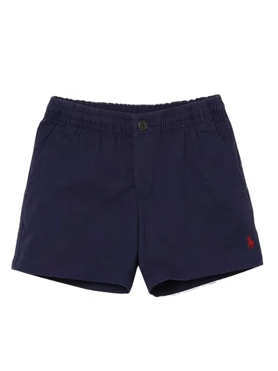 Polo Ralph Lauren Bermuda With Logo In Blue