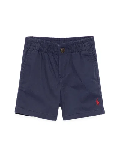 Polo Ralph Lauren Bermuda With Logo In Blue