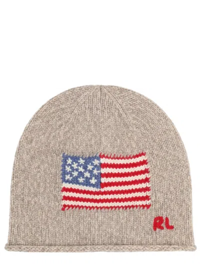 Polo Ralph Lauren Classic Knit Beanie In Brown