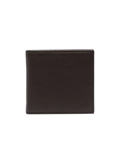 Polo Ralph Lauren Bi-fold Leather Wallet In Black