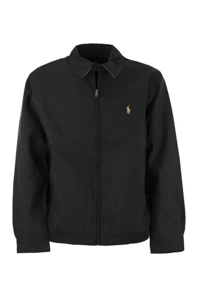 Polo Ralph Lauren Bi-swing Lightweight Zipped Jacket Clothing In Black