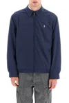 Polo Ralph Lauren Mens French Navy Classic New Fit Bi-swing Windbreaker Jacket In Blue