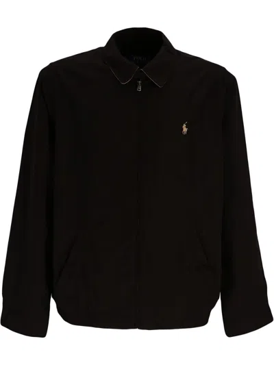Polo Ralph Lauren Bi-swing Lightweight Zipped Jacket Clothing In Black